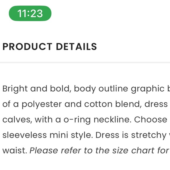 3D Body Print Dress - Picture 5 of 5